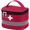 Yplkm Borsa Per Farmaci - Kit Di Soccorso Vuoto | Organizzatore Multistrato Portatile Idrorepellente per Viaggio Casa Auto Campeggio