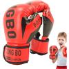 Generic Guantoni da boxe per bambini - Guantoni da kick boxing, attrezzatura da boxe per bambini, guanti da boxe traspiranti per principianti, guanti da combattimento per boxe, kick boxing, muay thai