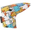 Nybhyjka Copricapo da golf divertenti, Copricapo da golf divertenti | Copricapo di gatto cartone animato in tessuto PU dal design divertente | Coperture per mazze da golf, driver impermeabili e