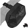 TCHAWk Raccoglitore Di Conchiglie in Ottone, Borsa in Rete Per La Raccolta Delle Cartucce Del Fucile Con Supporto Per Guida Picatinny, Nylon Nero 15 * 7,6 * 8cm