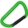 KONG Mini D inioschettone Alluminio-anodizzato Moschettone, Adulti Unisex, Verde/Nero (Multicolore), 80 mm