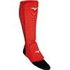 Mizuno paratibia a calza jujitsu, parastinchi arti marziali blu, rosso (Medium, Rosso)