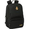 safta Unisex Kids M510 Real Madrid 3rd Equipment - Padel Backpack, Sports Backpack, Ideal for Different Ages, Comfortable and Versatile, Quality and Resistance, 30 x 17 x 42 cm, Black