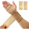 LTLCLZ 2Pcs Fasciatura Elastica Protezione per Il Polso Supporto Artrite Distorsione Fascia Carpale Protector Mano Brace Accessori Sport di Sicurezza Wristband