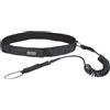 ION Wing/SUP Core Coiled Hip Leash 2024 Black, S-M/10'