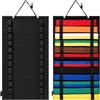 Generico Espositore Cinture - Porta Cinture Jujitsu in Feltro da Parete - Supporto Espositivo Compatto per Praticanti per Soggiorno Studio Cabinet