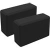 Generic Set di 2 mattoncini per yoga, 23 x 15 x 7,5 cm, strumenti per barella a, supporto antiscivolo per equilibrio, ideale per palestra domestica, principianti, stretching, meditazione, stretching