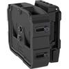 OMITAC Portariviste universale con rotazione a 360° ambidestro per 9 mm, 10 mm, calibro .357, .40, .45, caricatore doppio e singolo, clip da cintura in polimero a 360°, larghezza e spessore regolabili