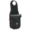 PIONEER Bisacce Cavallo - Borsa da Sella in Cuoio e Tessuto per Equitazione - Ideali per Trekking e Gite a Cavallo - Design Anteriore - Resistente e Confortevole - Marrone