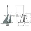 OSCULATI Ancora Danforth 6 kg