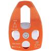 RiToEasysports Puleggia Singola Grande da 28 KN, Puleggia con Cuscinetto, Puleggia in Lega con Piastra Laterale Scorrevole per Soccorso Alpino (Orange)