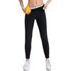 Weyot Pantaloni Sauna Dimagranti Uomo, Leggins Anticellulite, Pantaloni Snellenti Effetto Sauna, Leggings Modellante A Vita Alta, Pantaloni Sportivi Per Sudore Fitness Yoga Jogging Corsa , XXL-3XL,Black