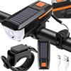 Generico Luce Anteriore LED Ricaricabile Monopattino Bici Energia Solare Clacson Nuova