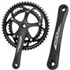 BLUEZY Guarnitura Bici 170 Mm 39/53T Lega Di Alluminio Set Di Pedivelle Adatto Alle Guarniture Per Bici Da Strada, Pedivella Bici, Pedivelle Mtb