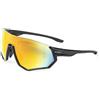 GIST Iride Bianco - Occhiali Sportivi da Ciclismo con Clip Ottica Rimovibile, Lente Antiriflesso Cat. 3 con Protezione UV, Montatura Avvolgente in Policarbonato Antiurto, Ultraleggeri 35 g
