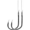 AMHDV Ami da pesca pre-legati su lenza, piccoli ami da pesca con terminali (confezione da 20) (nero, 2# (5-7 kg))