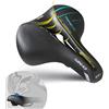 Selle Esse Sella per Bici Trekking e City Bike Gel Unisex WENS 4.3 Imbottitura Super PERFORMANTE Anatomica MORPHOS (Black)