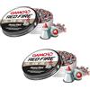 ECOMMUR Pallini Gamo ACUTTEK Red Fire (4,5 mm) | 125 pezzi per scatola. 0,49 g per pallino. Confezione da 2 scatole. Pallini in lega. Veloci, precisi e penetranti.