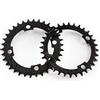 DARTMOOR Trail Intro Narrow-Wide, Steel, 28T, BCD 76 Corona MTB Mono, Unisex, Adulto, Nero, 28 Denti
