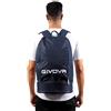 Kitry Zaino Sport Big per Givova Fondo Rigido Incluso Calcio Calcetto Viaggio Allenamento Fitness Palestra Football Bags Relax Tracksuit Training Tempo Libero Borsone Borse