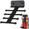 Generic Supporto per fascia, rack per palestra a casa | Soluzione di archiviazione per palestra a forma di lisca di pesce, scaffale multiuso per organizzare le tue fasce da fitness con questo rack per fitness