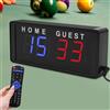 DCSYOG Tabellone segnapunti elettronico a LED, Tabellone segnapunti Digitale con Telecomando 0-99 Tabellone segnapunti Portatile per Basket, Calcio, pallavolo, Ping Pong