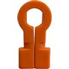 Grevinga - Gancio da rete per porte da calcio, colore: Arancione
