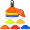 Froadp 50 Pezzi Ostacoli di Allenamento per L'allenamento di Calcio Marker Cones Sport Cones Set Coni a Disco Logo Allenamento Adatto per Calcio Tennis Rugby Pista da Corsa e Molti Altri Sport