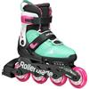 Rollerblade MICROBLADE XT, Pattini in linea Bambina, nero/verde mare, EU: 33-36.5 (UK 1-4 / US: 2-5)