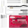BenBow Kit di Pulizia 22 in 1 per Pistole a Spruzzo, Vernice, Carabine ad Aria Compressa, Canne di Armi, Utensili Pneumatici - Kit Universale per HVLP e Aerografi