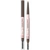 Eveline Cosmetics Brow & Go! - Matita impermeabile per sopracciglia Pomade, colore tortora, con pennello doppio e punta sottile