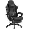 Dowinx - Borsa per sedia da gaming, cuscino primaverile, sedia da ufficio traspirante in tessuto di alta qualità, sedia ergonomica per PC con poggiatesta, sedia da scrivania girevole con poggiapiedi