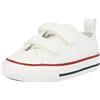 Converse 769029C Chuck Taylor all Star 2V Unisex - Bambini, White/Garnet/Navy EU 21