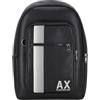 Armani Exchange Zaino da uomo Large Color Block Ax Zip, nero, schwarz, taglia unica