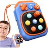 Generico Gioco Bubble, Gioco veloce - Console di gioco scoppiettante a spinta rapida per piccoli cartoni animati - Bolla a spinta rapida portatile, giocattoli educativi multifunzionali per ragazzi, r