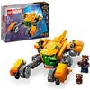LEGO Marvel Baby Rocket's Ship 76254 Buildable Spaceship Toy from Guardians of the Galaxy 3 Featuring Rocket Raccoon and Baby Rocket Minifigures, Collectible Super Hero Toy Gift for Kids Ages 8 and up
