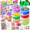 YOPINSAND 8 Colori Fai da Te Slime Kit Slime Making per Ragazze, Crystal Clear Slime