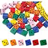 Neikafan 48 Pezzi Dadi in Gommapiuma 2 cm Dadi Di Schiuma Dado Gioco Cubo Di Schiuma Didattici Dado per Asilo Nido, Scuola Materna, Classe, Giochi Di Matematica, Multicolore