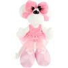Keel Toys Diddl - Peluche Diddlina in abito Ballerina 30 cm - Peluche Mouse anni '90 - Tutù rosa e pantofole - 100% riciclata eco-esponsabile - Regalo per bambini e fan vintage - Giocattolo morbido e carino