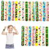 oumanschak POPOYU 24 braccialetti estivi hawaiani a schiaffo, braccialetti a scatto per regali, sacchetti regalo, bomboniere, fenicottero, braccialetti per bambini, vacanze, spiaggia, piscina, forniture per