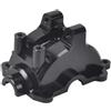 XBERSTAR Copertura differenziale per Tamiya TT02 TT02D TT02B TT02RR TT02FT 1/10 RC in lega di alluminio differenziale anteriore e posteriore superiore parti di aggiornamento (nero)