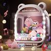 Skirfy Presa automatica per bambini, giocattolo con unicorno, per ragazze dai 6 anni, giochi arcade, mini distributore automatico con giocattolo pastoso, macchina per caramelle, regalo di compleanno