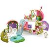 Schleich Bayala 42445 Glittering Flower House With Unicorns - Lake & Stable Plastica