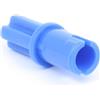 Lego technic, set da 80 assi con pin, di colore blu