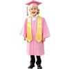 Generico Set Toga e Tocco per Bambini Ragazzi e Ragazze 2026 Costume Laurea con Chiusura Bambini Unisex con Toga Tocco e Nappa Studenti Elementare Medi Linea Travestimento 4-12 Anni