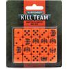 Games Workshop Warhammer 99220101025 - Set di dadi Kill Team Adeptus Astartes, colore: Nero