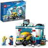 LEGO City Car Wash 60362 Building Toy Set, Fun Gift Idea for Kids Ages 6+, Features Spinnable Washer Brushes and Includes an Automobile and 2 MinifiguresQ
