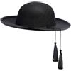 W WIDMANN MILANO Party Fashion - 2812H - Cappello da prete, nero, in feltro, Padre, prete, cappello, copricapo, accessorio, carnevale, festa a tema