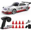 Vefacion Mini RC Drift Car in scala 1:43, 2,4 GHz, 15 km/h, auto da corsa sportiva ad alta velocità, telecomandata, con luce, per ragazzi, ragazze e adulti, regalo
