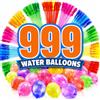 Dlishka 999 Palloncini Acqua Autosigillanti, Gavettoni Riutilizzabili a Riempimento Rapido, Giochi Acqua Bambini per Piscina, Spiaggia, Giardino e Feste Estive